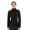 Equestro Dames Fleece Sweater met Hoge Kraag en 3/4 Rits Dames Truien & Sweaters - Maddelin Equestrian