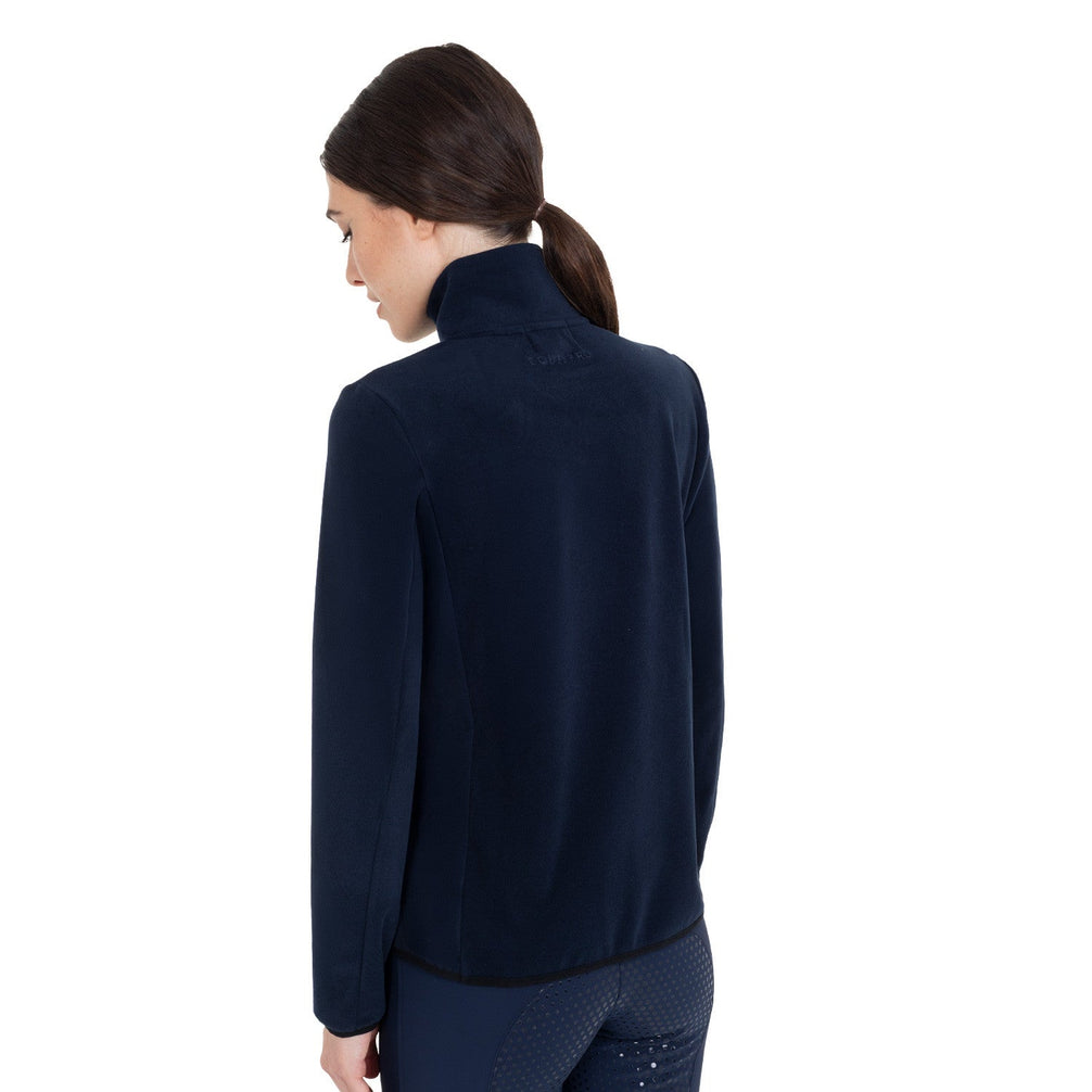 Equestro Dames Fleece Sweater met Hoge Kraag en 3/4 Rits Dames Truien & Sweaters - Maddelin Equestrian
