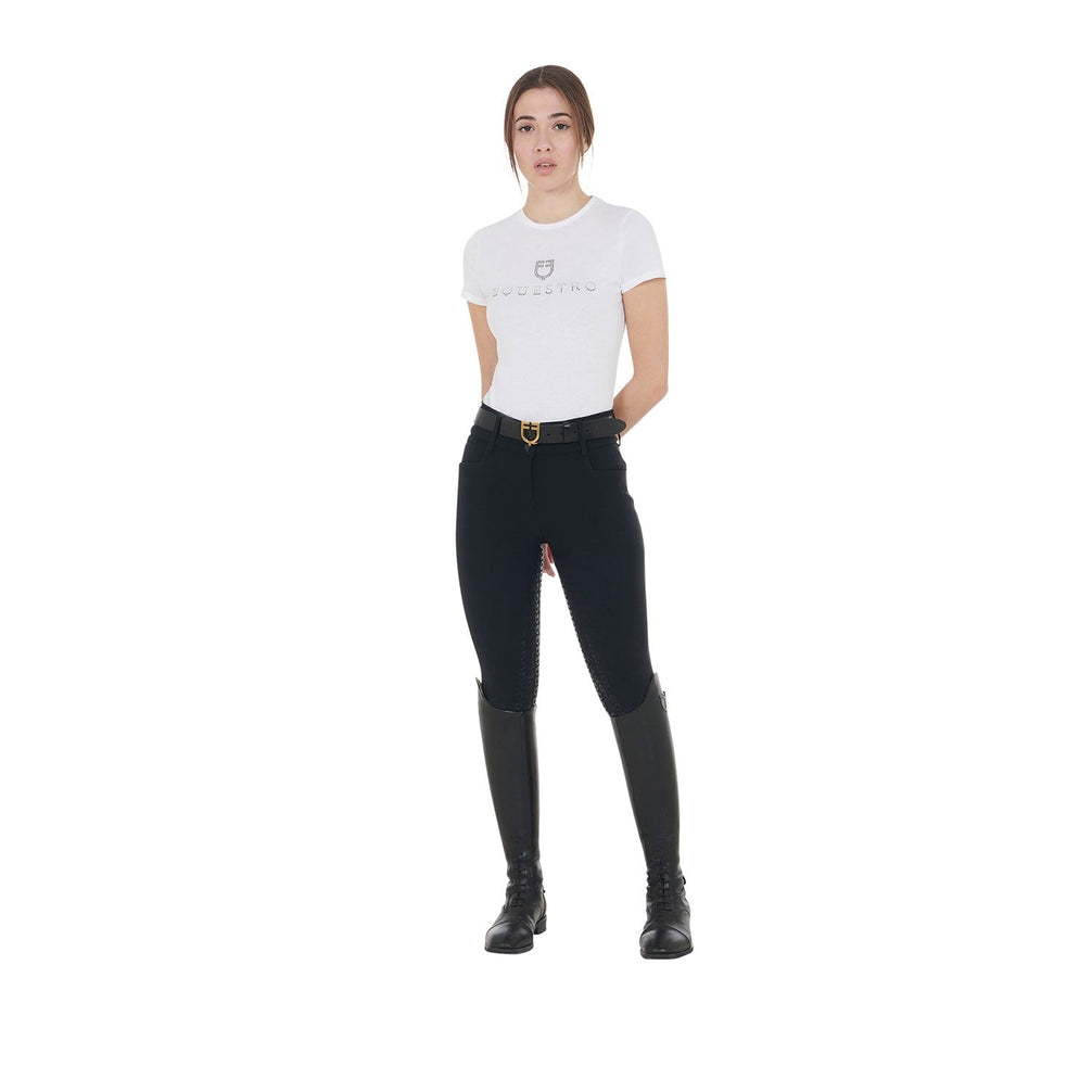 Equestro Dames Rijbroek – Hoge Taille Full Grip Dames Rijbroeken - Maddelin Equestrian Equestro