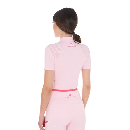 Equestro Dames Training Polo Contrast Dames Shirts - Maddelin Equestrian Equestro