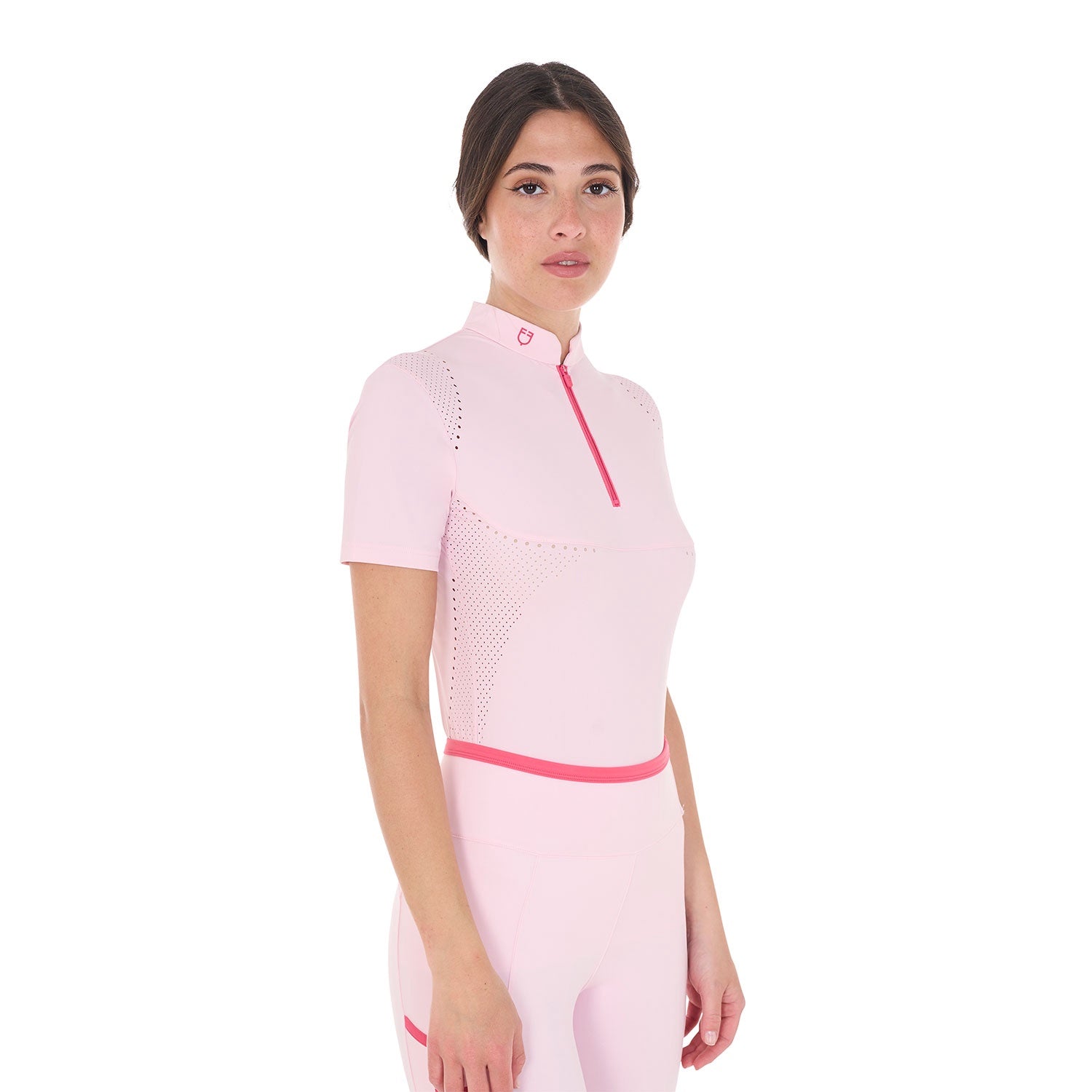 Equestro Dames Training Polo Contrast Dames Shirts - Maddelin Equestrian Equestro