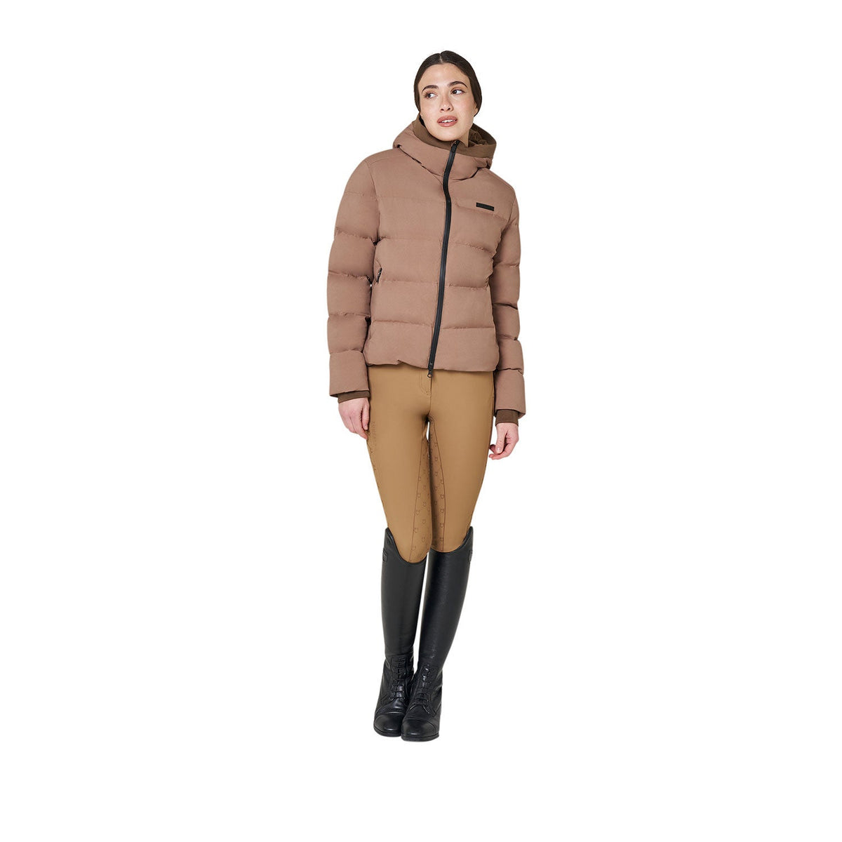 Equestro Dames Winterjas met Capuchon Dames Jassen - Maddelin Equestrian