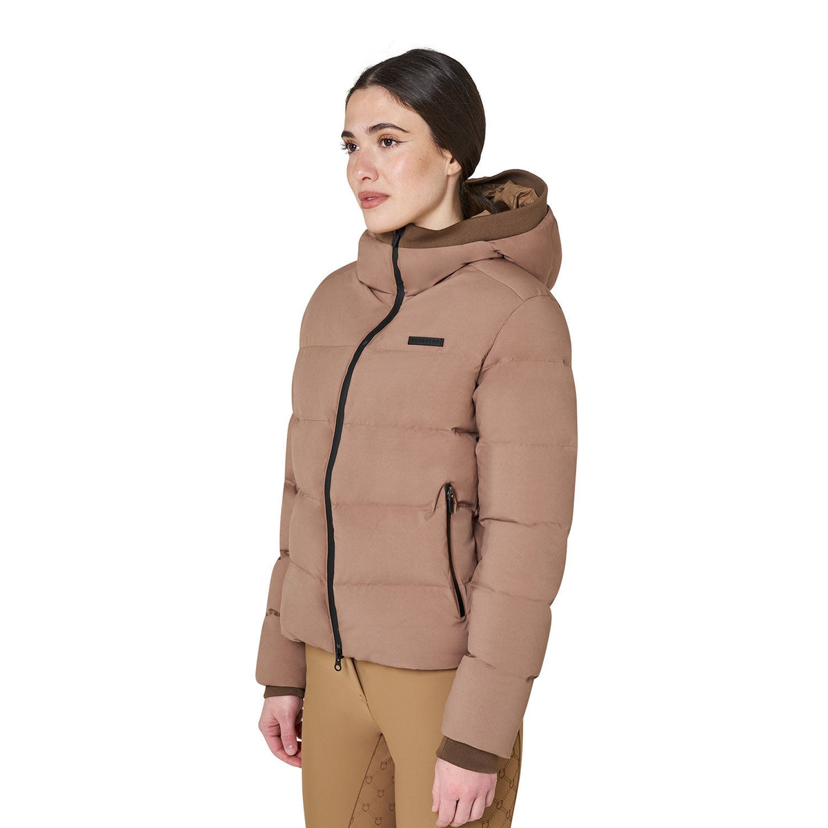 Equestro Dames Winterjas met Capuchon Dames Jassen - Maddelin Equestrian