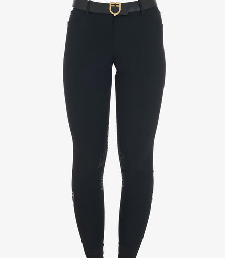 Equestro Dames Zomer Rijbroek Zenda Knie Grip Dames Rijbroeken - Maddelin Equestrian Equestro