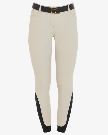 Equestro Dames Zomer Rijbroek Zenda Knie Grip Dames Rijbroeken - Maddelin Equestrian Equestro