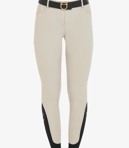 Equestro Dames Zomer Rijbroek Zenda Knie Grip Dames Rijbroeken - Maddelin Equestrian Equestro