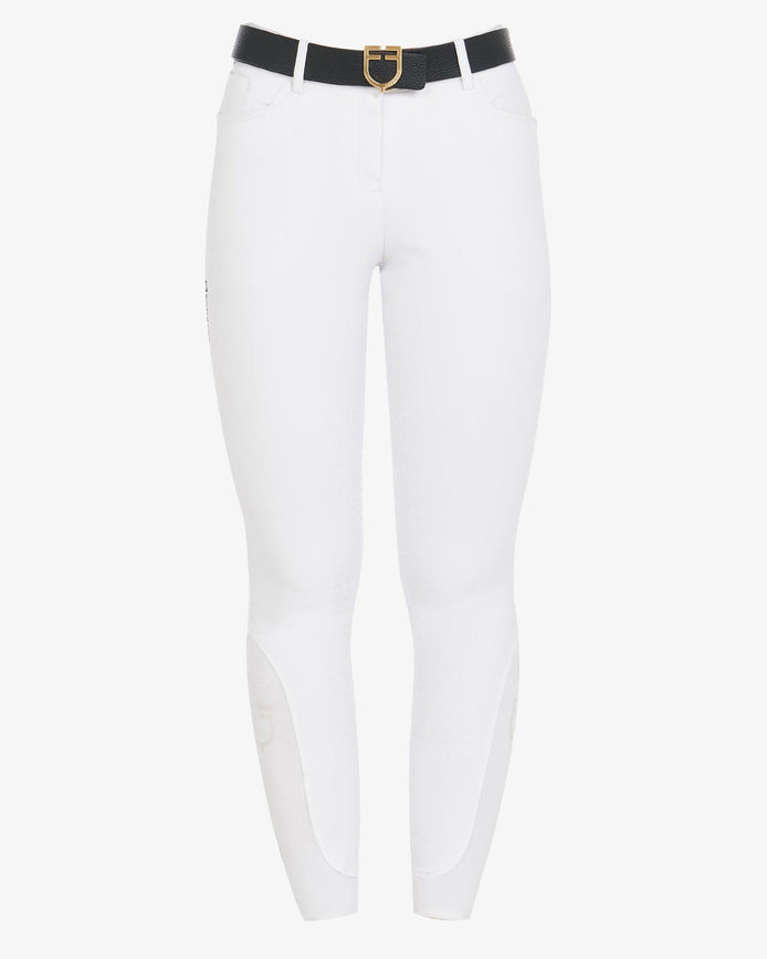 Equestro Dames Zomer Rijbroek Zenda Knie Grip Dames Rijbroeken - Maddelin Equestrian Equestro