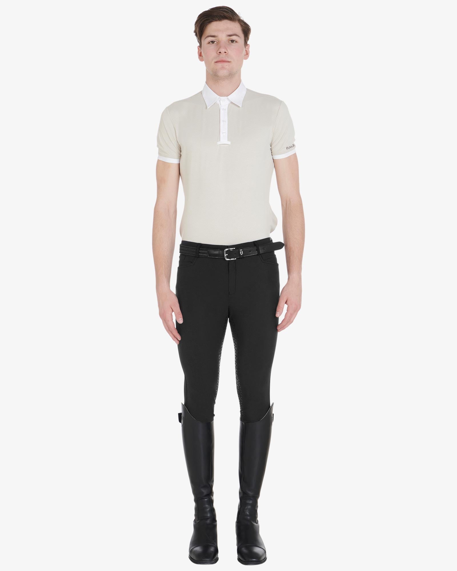 Equestro Heren Aria Slim Fit Full Grip Rijbroek Heren Rijbroeken - Maddelin Equestrian Equestro