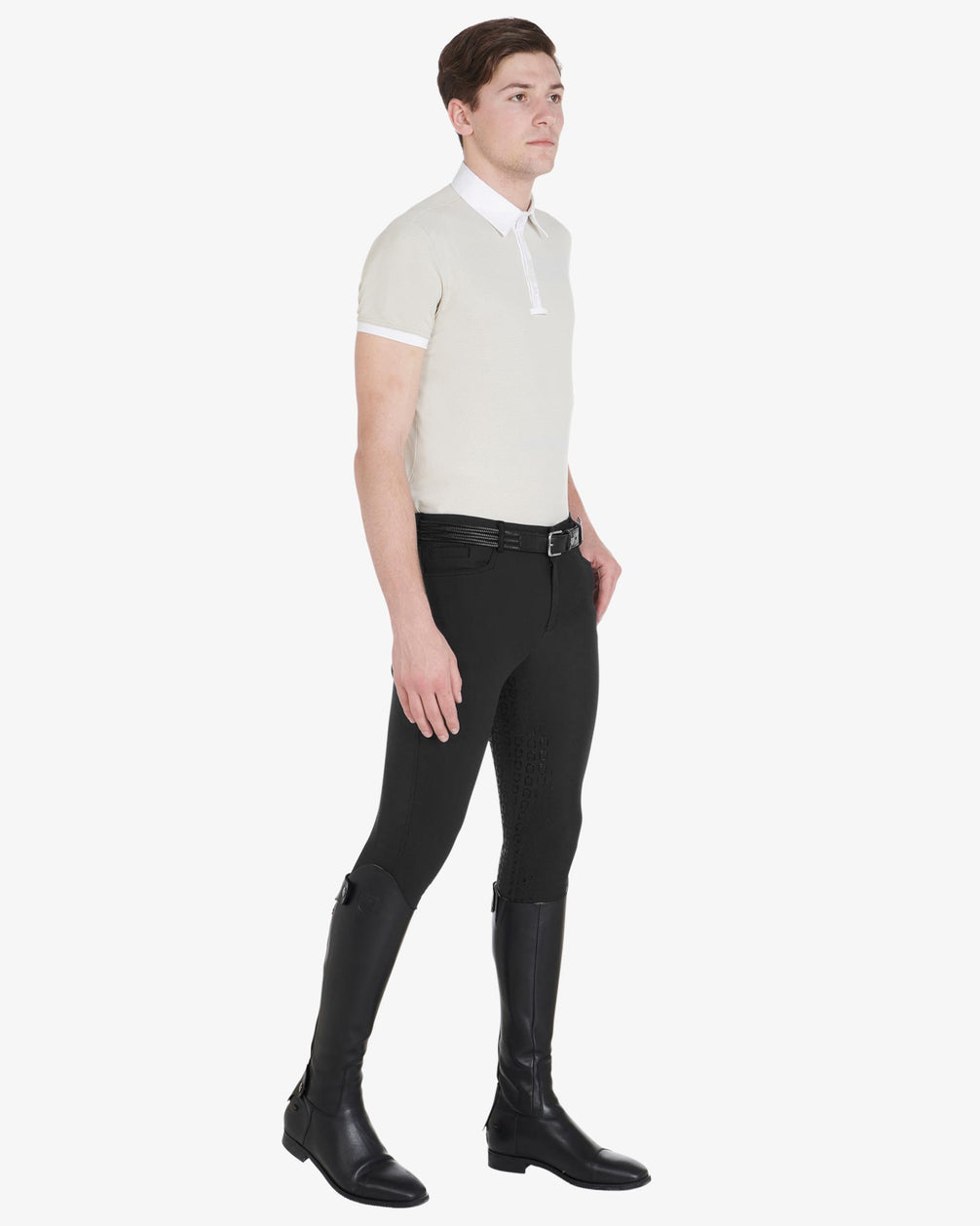 Equestro Heren Aria Slim Fit Full Grip Rijbroek Heren Rijbroeken - Maddelin Equestrian Equestro