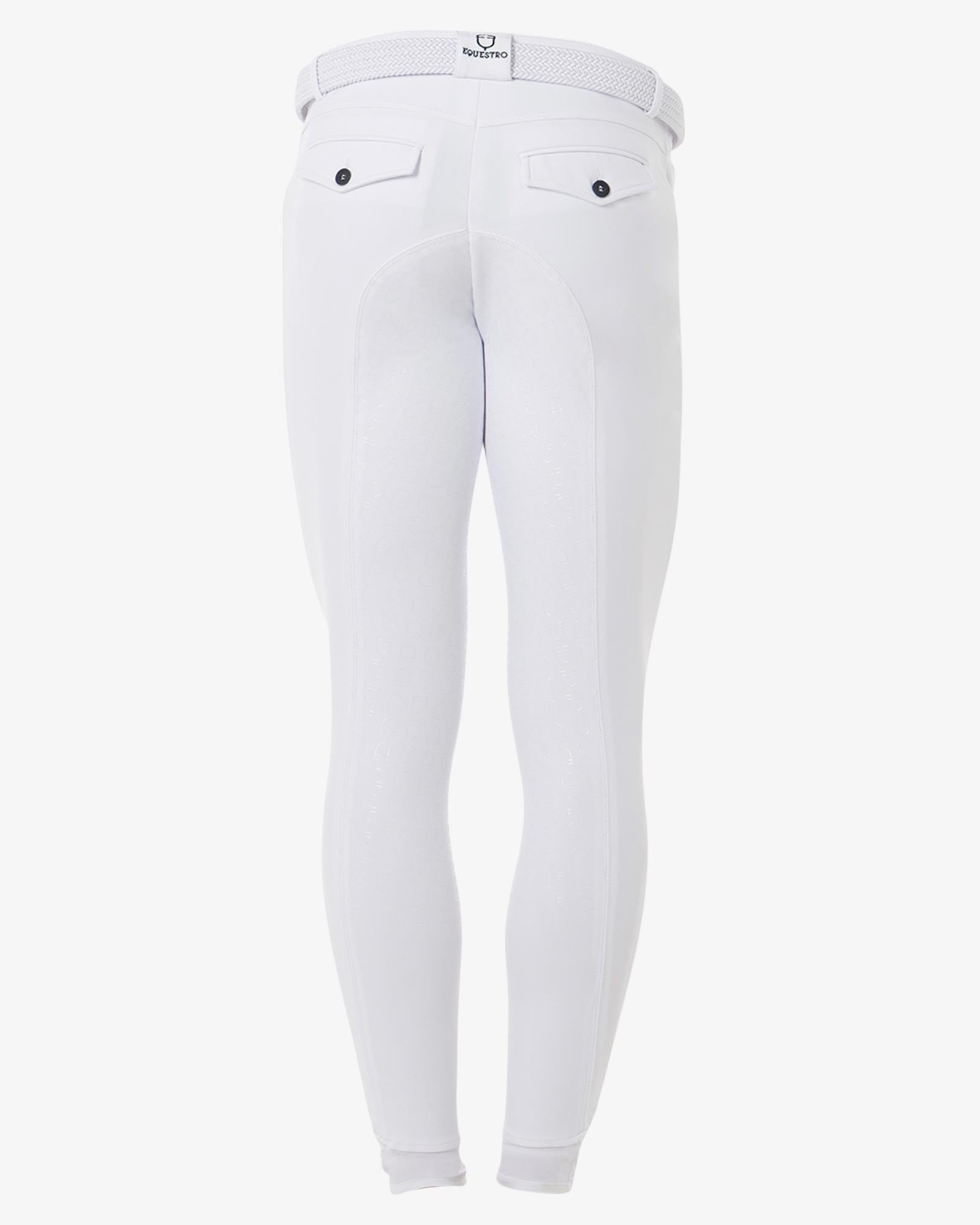 Equestro Heren Aria Slim Fit Full Grip Rijbroek Heren Rijbroeken - Maddelin Equestrian Equestro