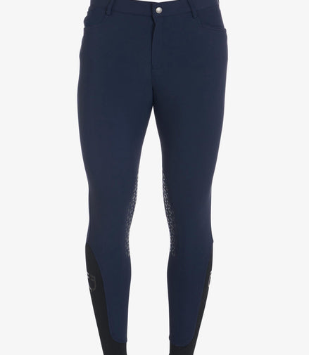 Equestro Heren Slim Fit Zomer Rijbroek Knie Grip Heren & Unisex - Maddelin Equestrian Equestro