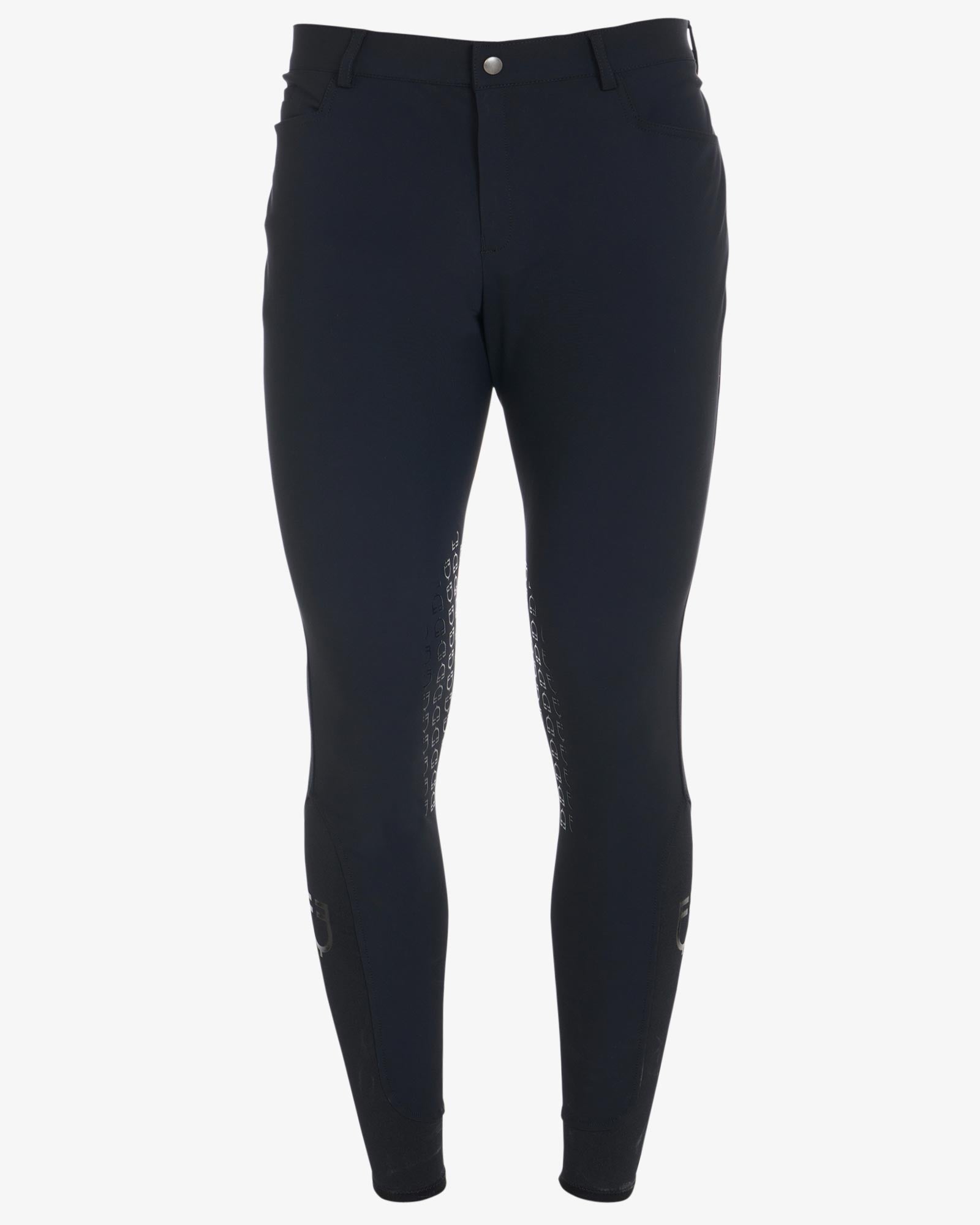 Equestro Heren Slim Fit Zomer Rijbroek Knie Grip Heren & Unisex - Maddelin Equestrian Equestro