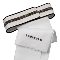 Equestro Impero plastron Wit/Zwart Wedstrijd Accessoires - Maddelin Equestrian Equestro
