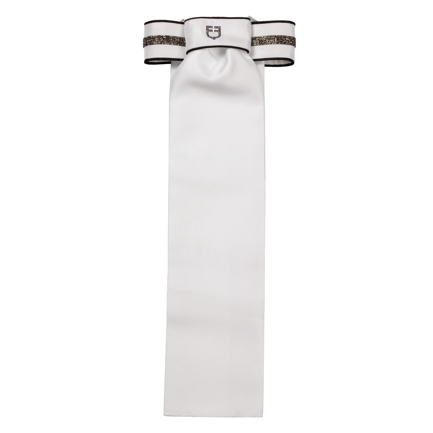 Equestro Impero plastron Wit/Zwart Wedstrijd Accessoires - Maddelin Equestrian Equestro