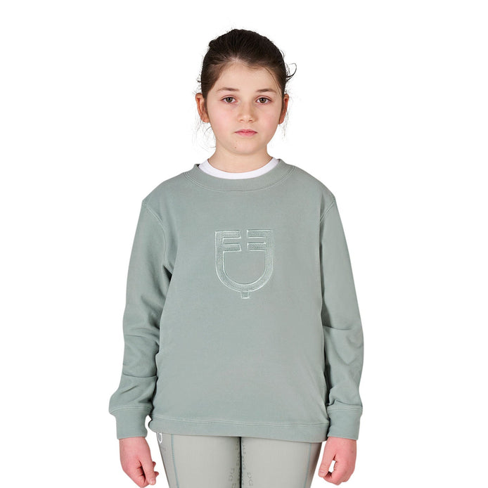 Equestro Kids Unisex Fleece Sweater met Ronde Hals Kids Truien & Shirts - Maddelin Equestrian