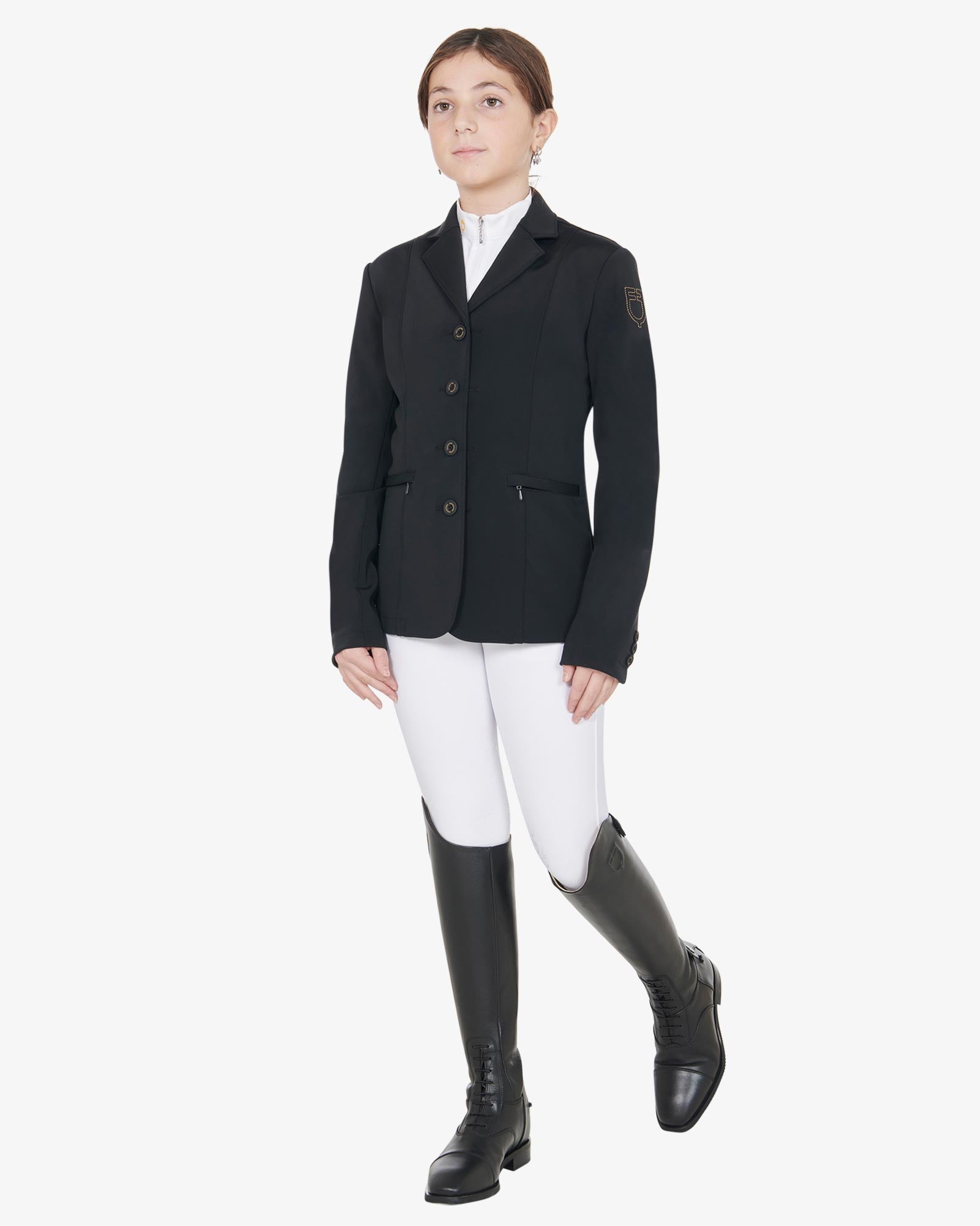 Equestro Kids Unisex Wedstrijdjas Wedstrijdjassen - Maddelin Equestrian Equestro