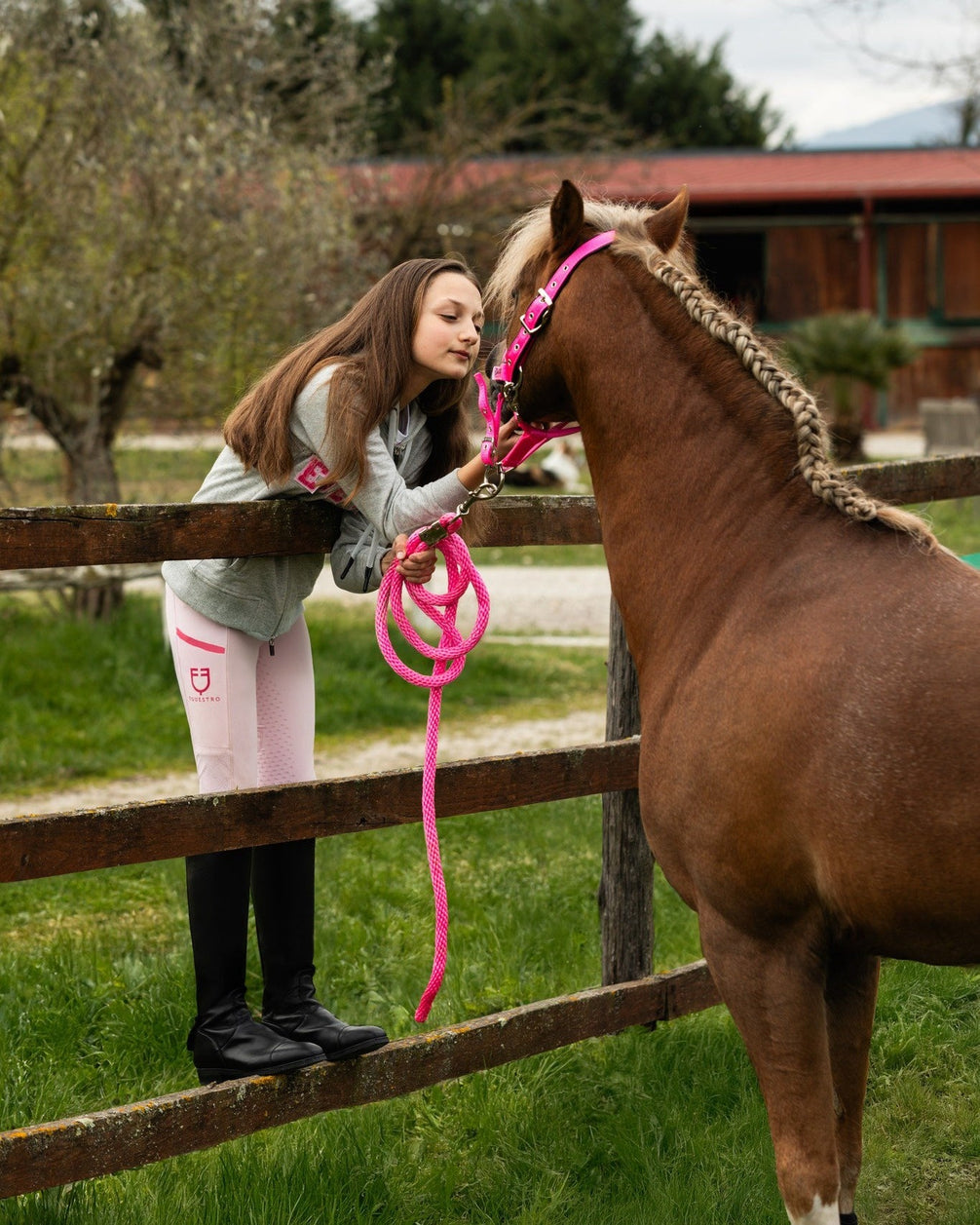 Equestro Meisjes Slim Fit Grip Legging Kids - Maddelin Equestrian Equestro