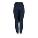 Equestro Rijbroek Hoge Taille Full Grip Strass Logo Dames Dames Rijbroeken - Maddelin Equestrian Equestro