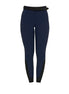 Equestro Rijbroek Hoge Taille Full Grip Strass Logo Dames Dames Rijbroeken - Maddelin Equestrian Equestro