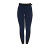 Equestro Rijbroek Hoge Taille Full Grip Strass Logo Dames Dames Rijbroeken - Maddelin Equestrian Equestro