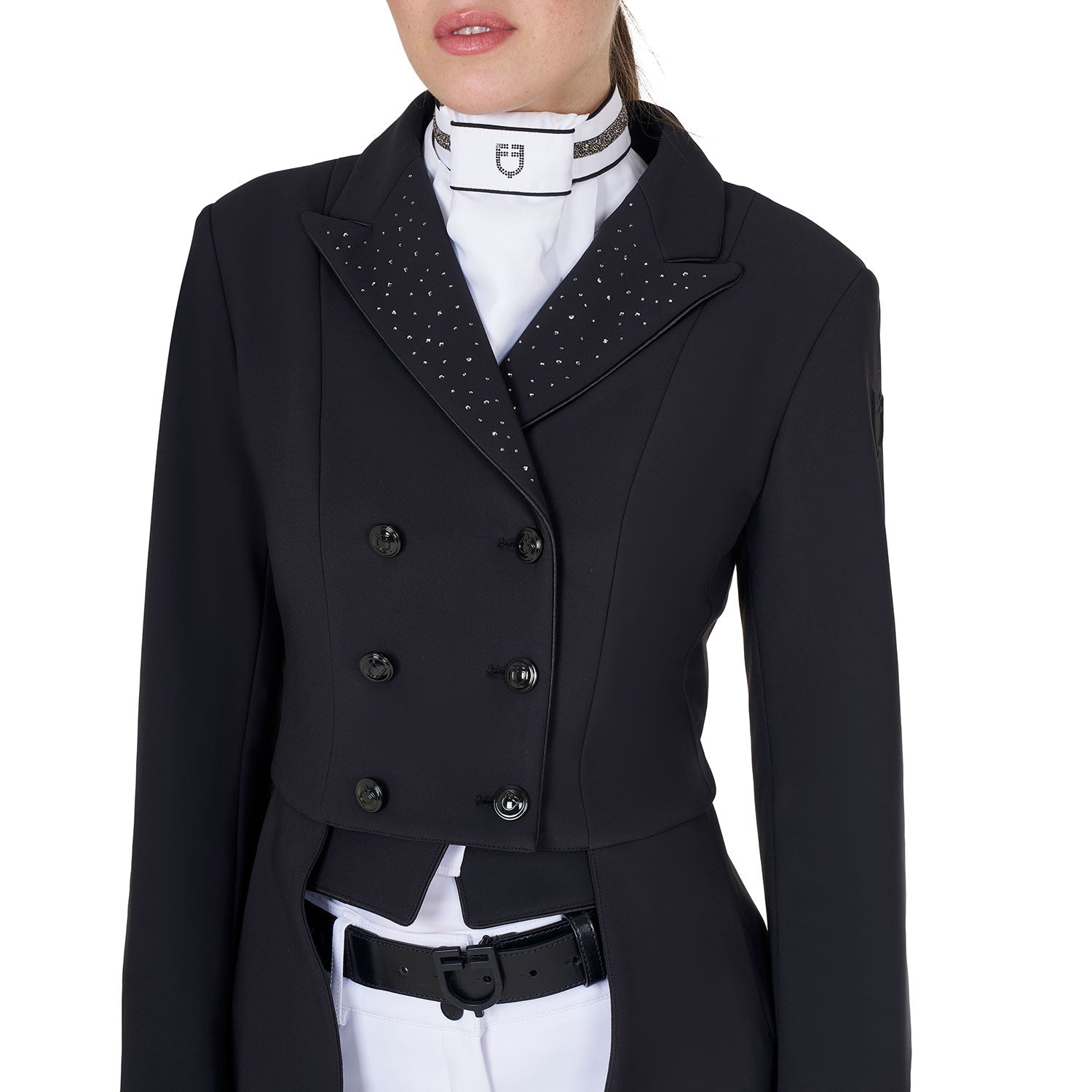 Equestro Slipjas Strass rain Dames Wedstrijdjassen - Maddelin Equestrian Equestro