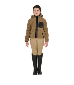 Equestro Teddy Zip Jas met Kap Kids Kids - Maddelin Equestrian Equestro