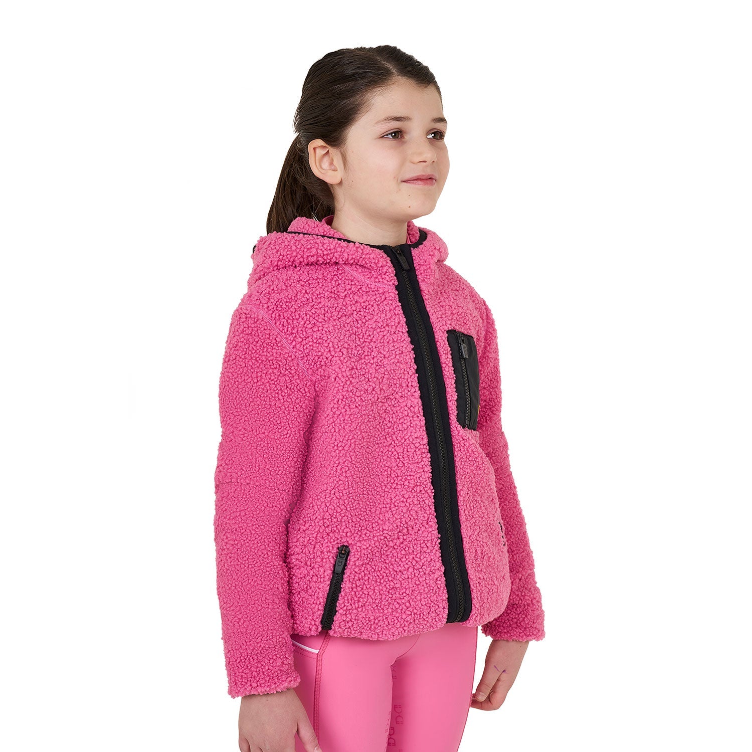 Equestro Teddy Zip Jas met Kap Kids Kids - Maddelin Equestrian Equestro