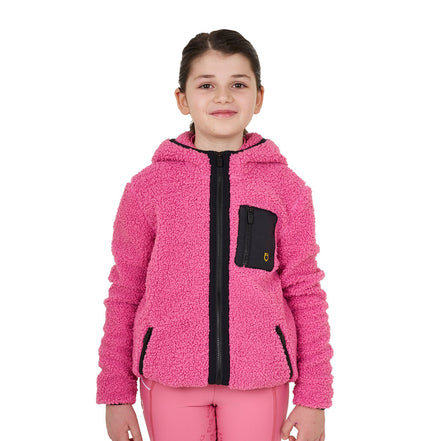 Equestro Teddy Zip Jas met Kap Kids Kids - Maddelin Equestrian Equestro