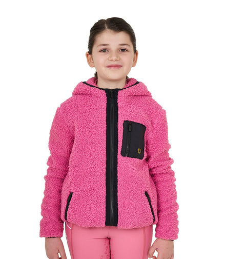 Equestro Teddy Zip Jas met Kap Kids Kids - Maddelin Equestrian Equestro