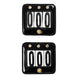 Equestro Wedstrijdnummer met Kristallen Wedstrijdnummers - Maddelin Equestrian Equestro