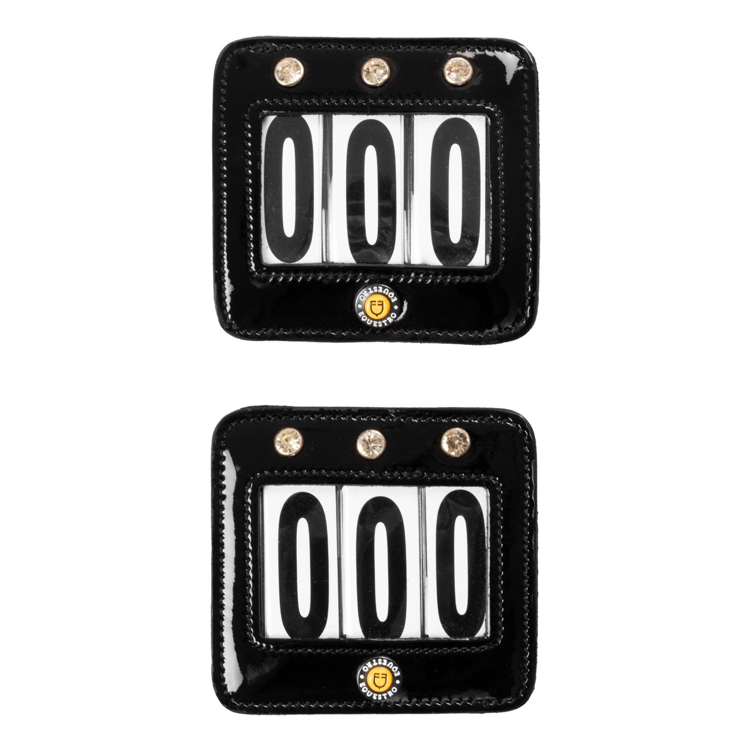 Equestro Wedstrijdnummer met Kristallen Wedstrijdnummers - Maddelin Equestrian Equestro