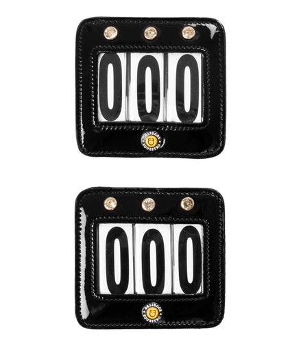 Equestro Wedstrijdnummer met Kristallen Wedstrijdnummers - Maddelin Equestrian Equestro