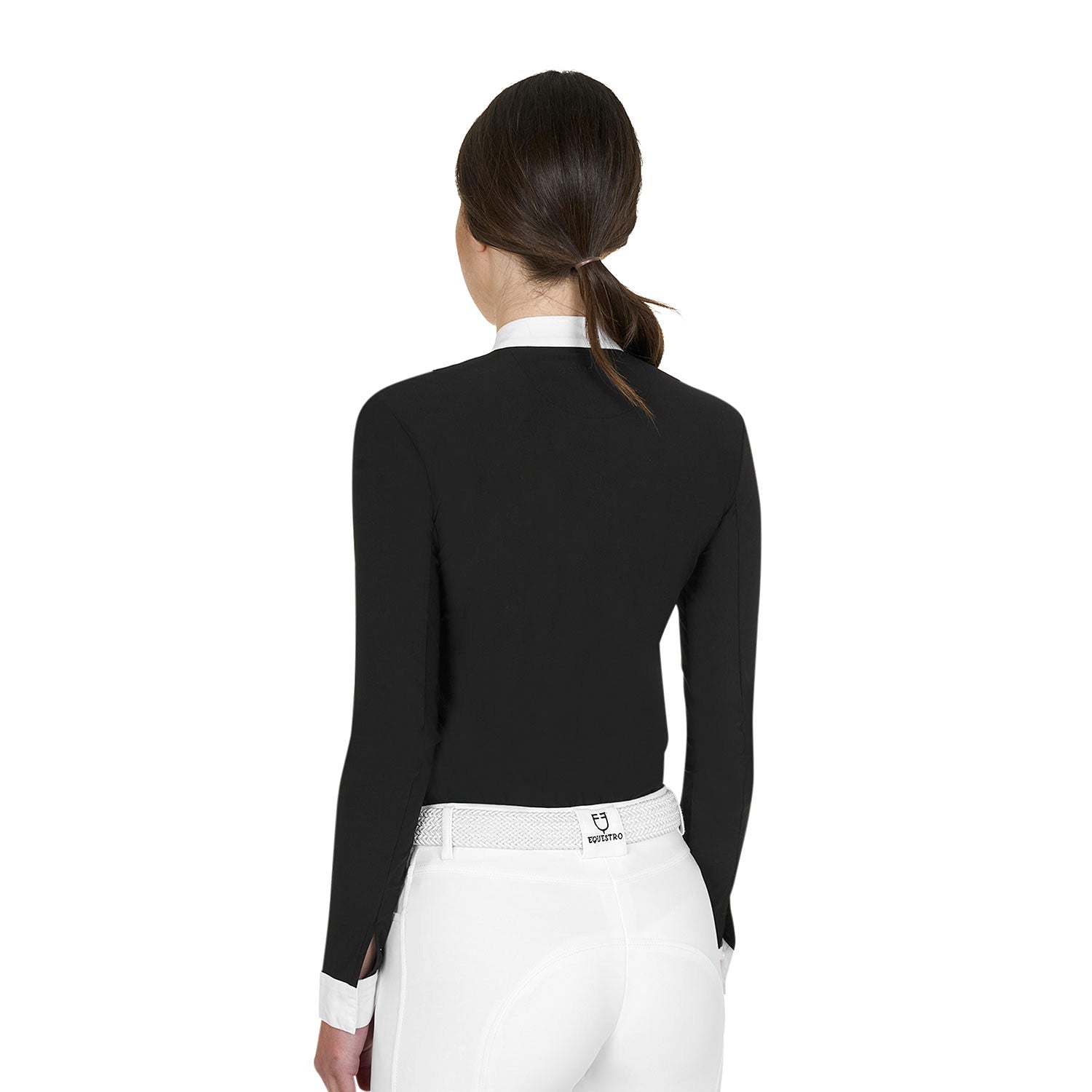 Equestro Wedstrijdshirt Lange Mouwen Dames Wedstrijdshirts - Maddelin Equestrian Equestro