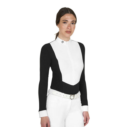 Equestro Wedstrijdshirt Lange Mouwen Dames Wedstrijdshirts - Maddelin Equestrian Equestro