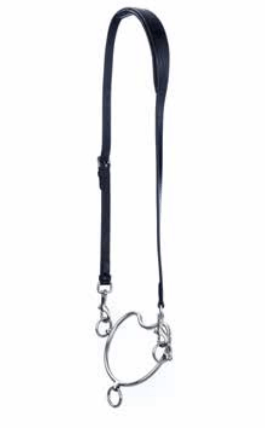 EQUI LOOK Kopriem voor hengstenbit Zwart - Full Toebehoren bitten - Maddelin Equestrian EQUI LOOK