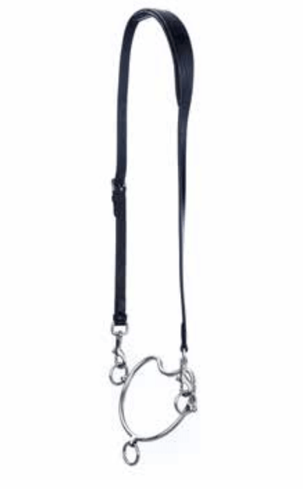 EQUI LOOK Kopriem voor hengstenbit Zwart - Full Toebehoren bitten - Maddelin Equestrian EQUI LOOK