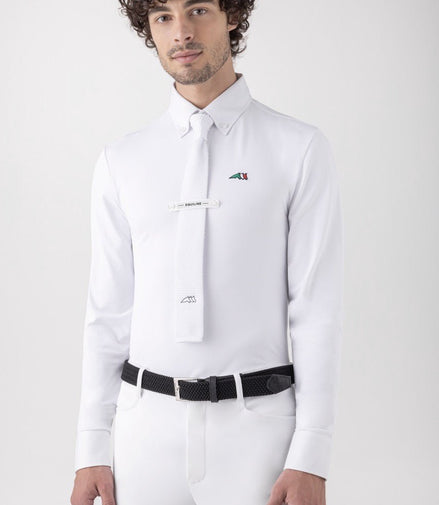 Equiline David Wedstrijd Polo Long Sleeves Wedstrijdshirts - Maddelin Equestrian Equiline