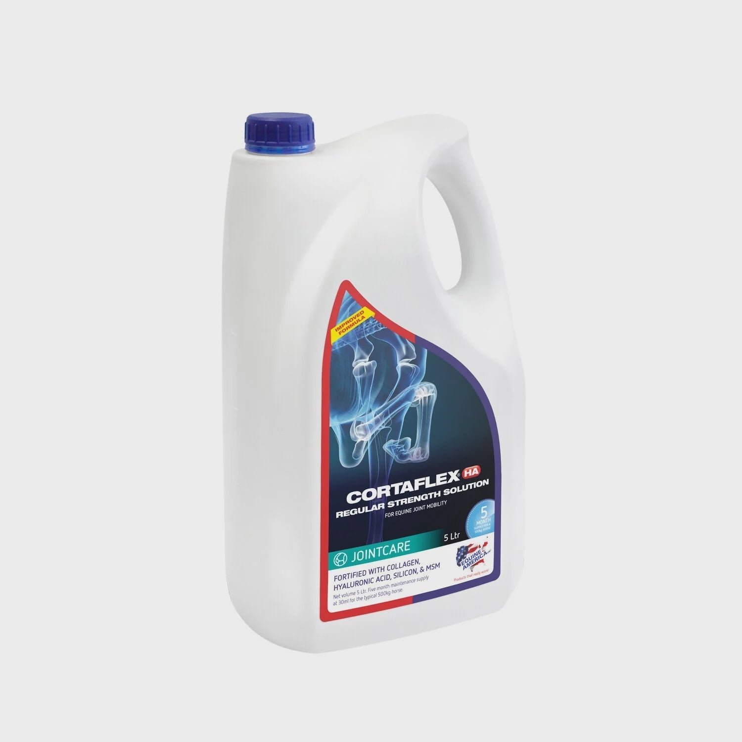 Equine America Cortaflex HA Reguliere Krachtoplossing 5L Voedingssupplementen - Maddelin Equestrian Equine America