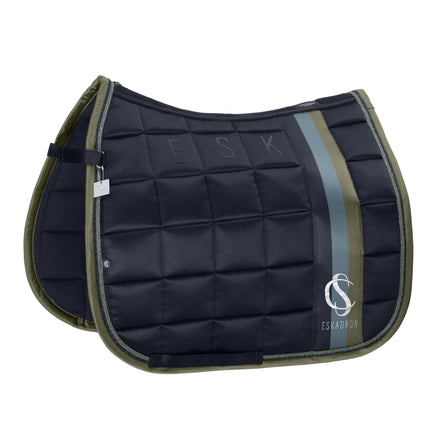 Eskadron Big Square Mattgloss Zadeldek Classic Sports 25 Zadeldoeken - Maddelin Equestrian Eskadron