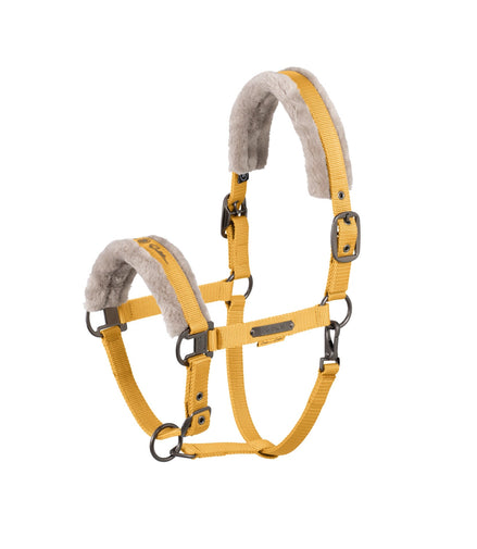 Eskadron Halster Faux Fur Double Pin Platinum 25 Halster met wol of faux fur - Maddelin Equestrian Eskadron