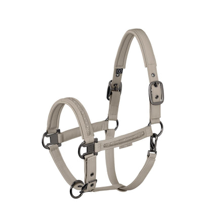 Eskadron Halster Faux Leather Jewel Double Pin Platinum 26/27 Nylon halsters - Maddelin Equestrian