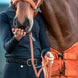 Eskadron Halster Faux Leather Jewel Double Pin Platinum 26/27 Nylon halsters - Maddelin Equestrian