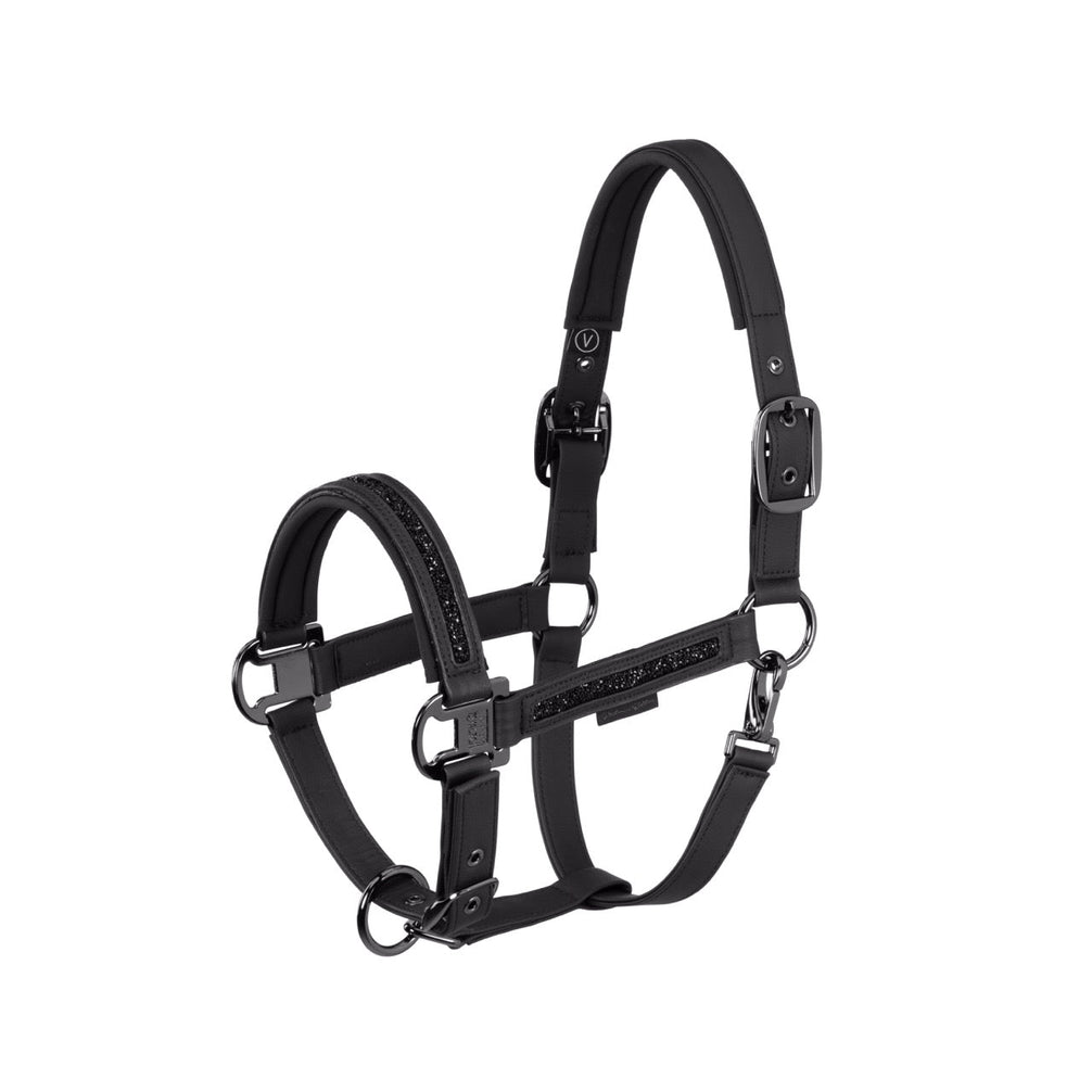 Eskadron Halster Faux Leather Jewel Double Pin Platinum 26/27 Nylon halsters - Maddelin Equestrian
