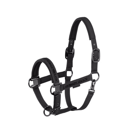 Eskadron Halster Faux Leather Jewel Double Pin Platinum 26/27 Nylon halsters - Maddelin Equestrian