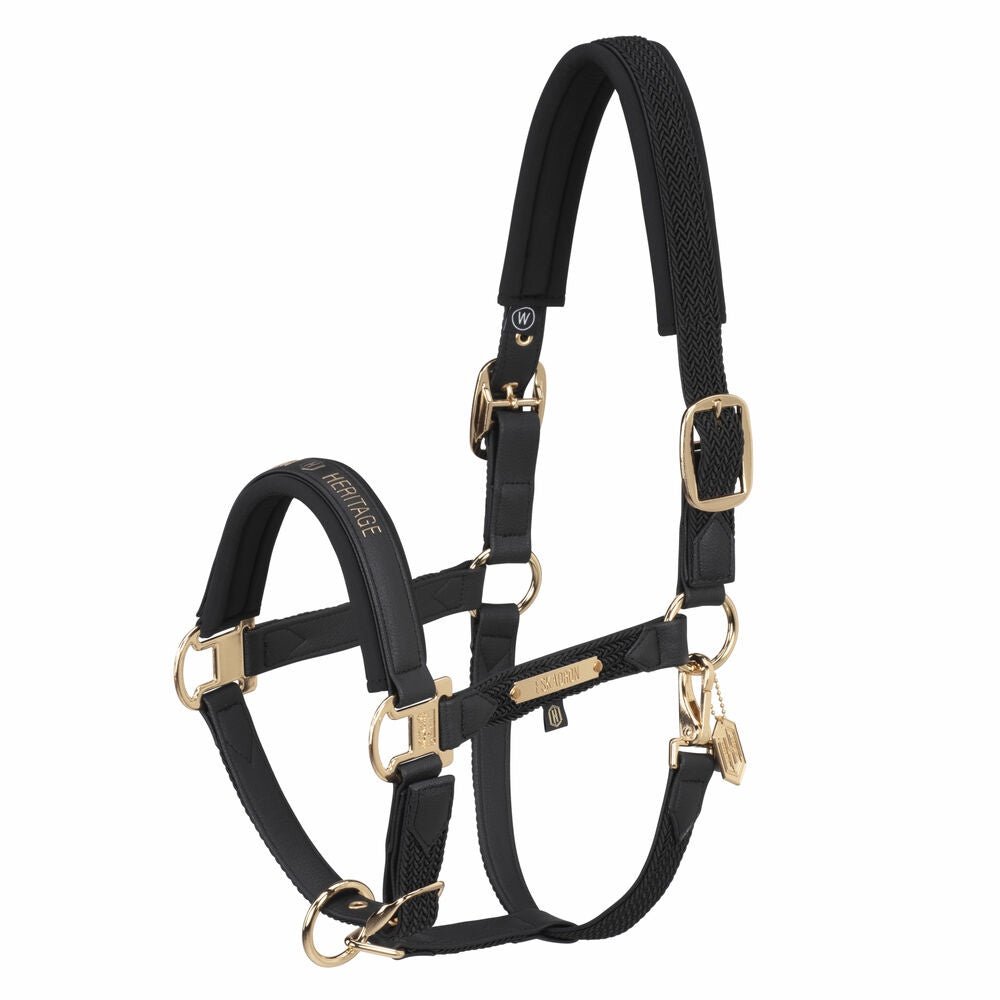 Eskadron Halster Faux Leather Plait Double Pin Heritage 24/25 Nylon halsters - Maddelin Equestrian Eskadron