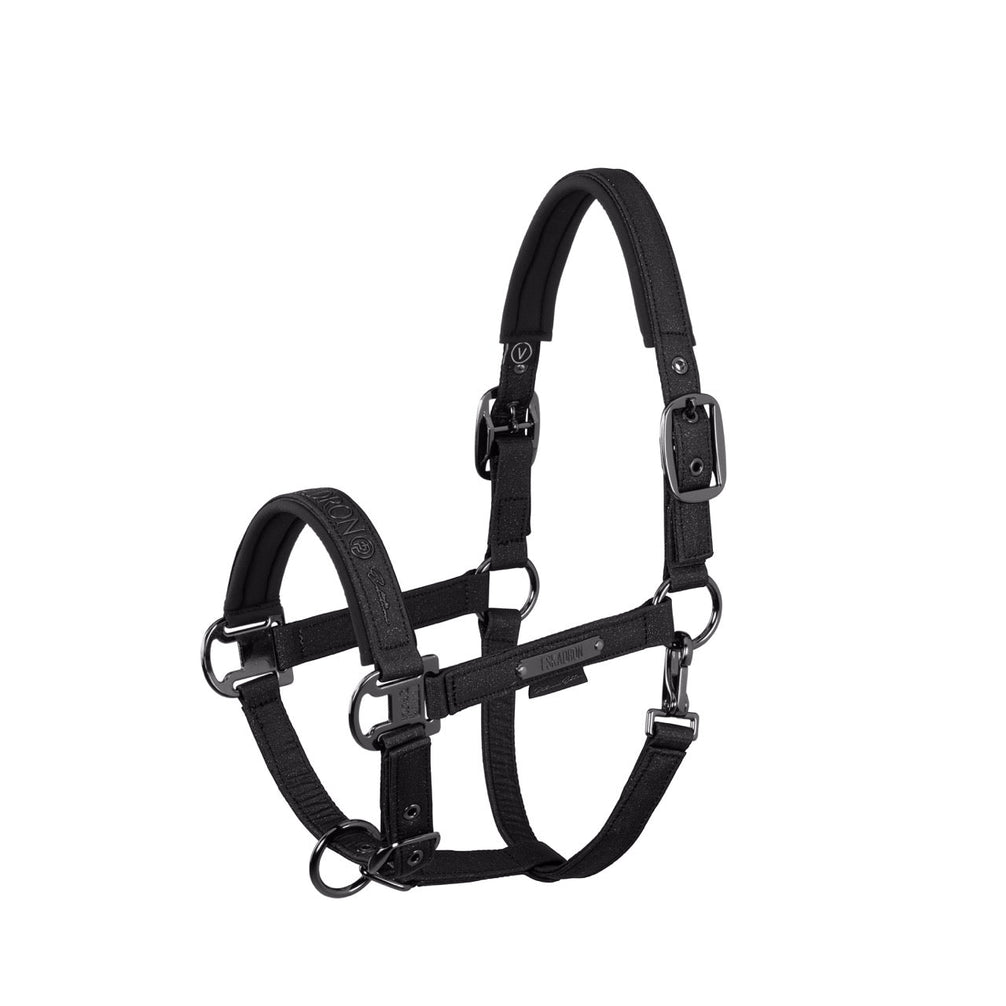 Eskadron Halster Sparkle Double Pin Platinum 26/27 Nylon halsters - Maddelin Equestrian