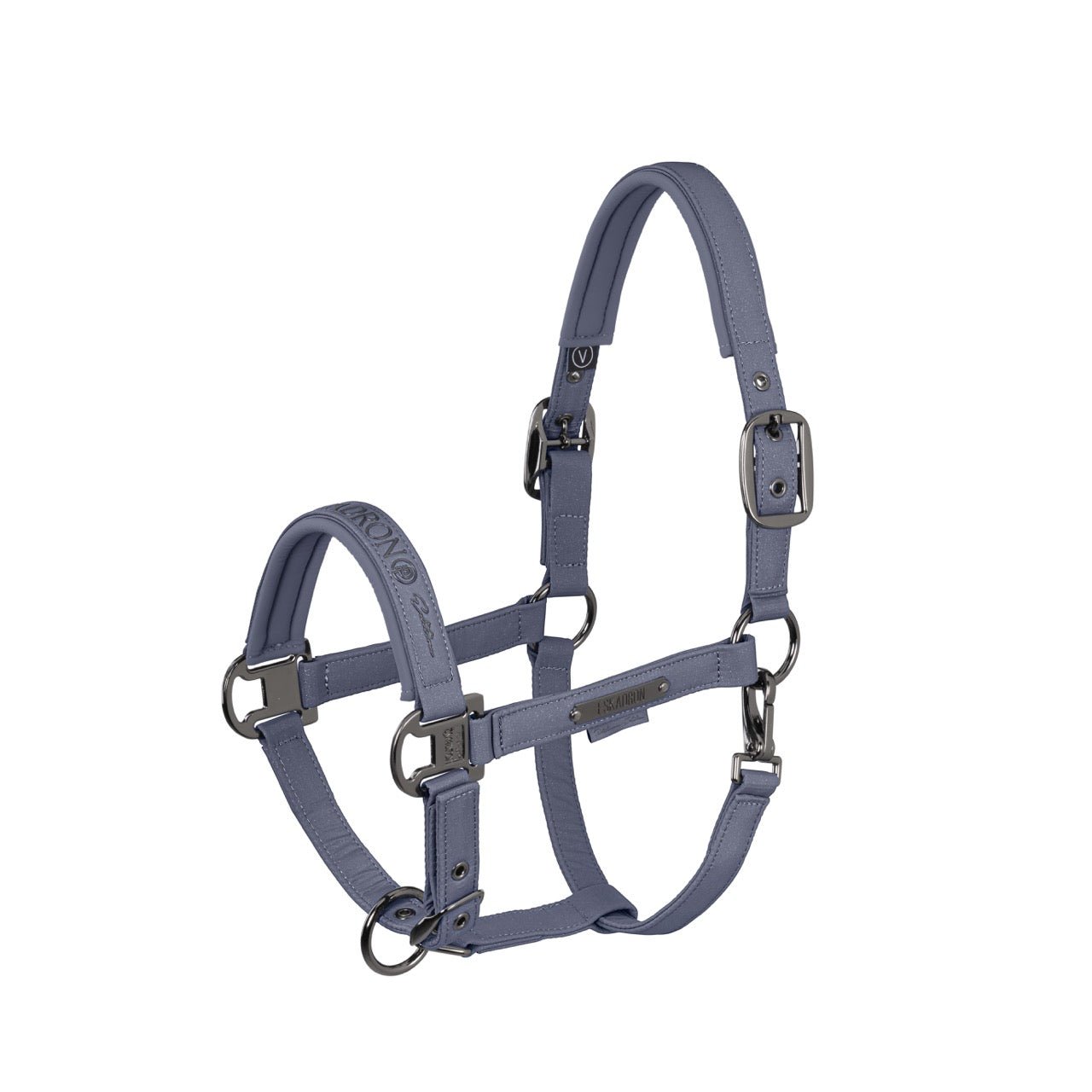 Eskadron Halster Sparkle Double Pin Platinum 26/27 Nylon halsters - Maddelin Equestrian