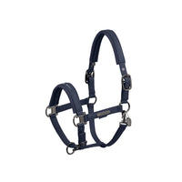 Eskadron Headcollar Double Pin Faux Leather Platinum 24 Lederen - Maddelin Equestrian Eskadron