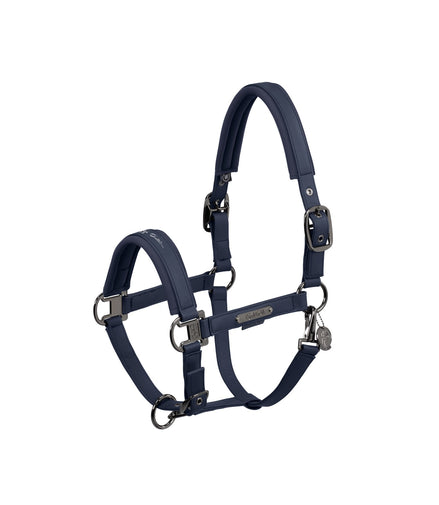 Eskadron Headcollar Double Pin Faux Leather Platinum 24 Lederen - Maddelin Equestrian Eskadron