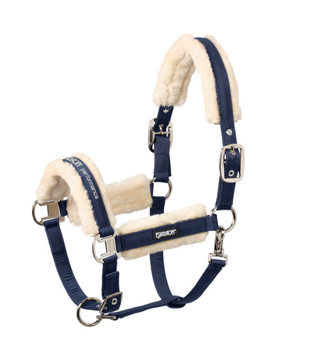 Eskadron Headcollar Double Pin Fauxfur Halster met wol of faux fur - Maddelin Equestrian Eskadron